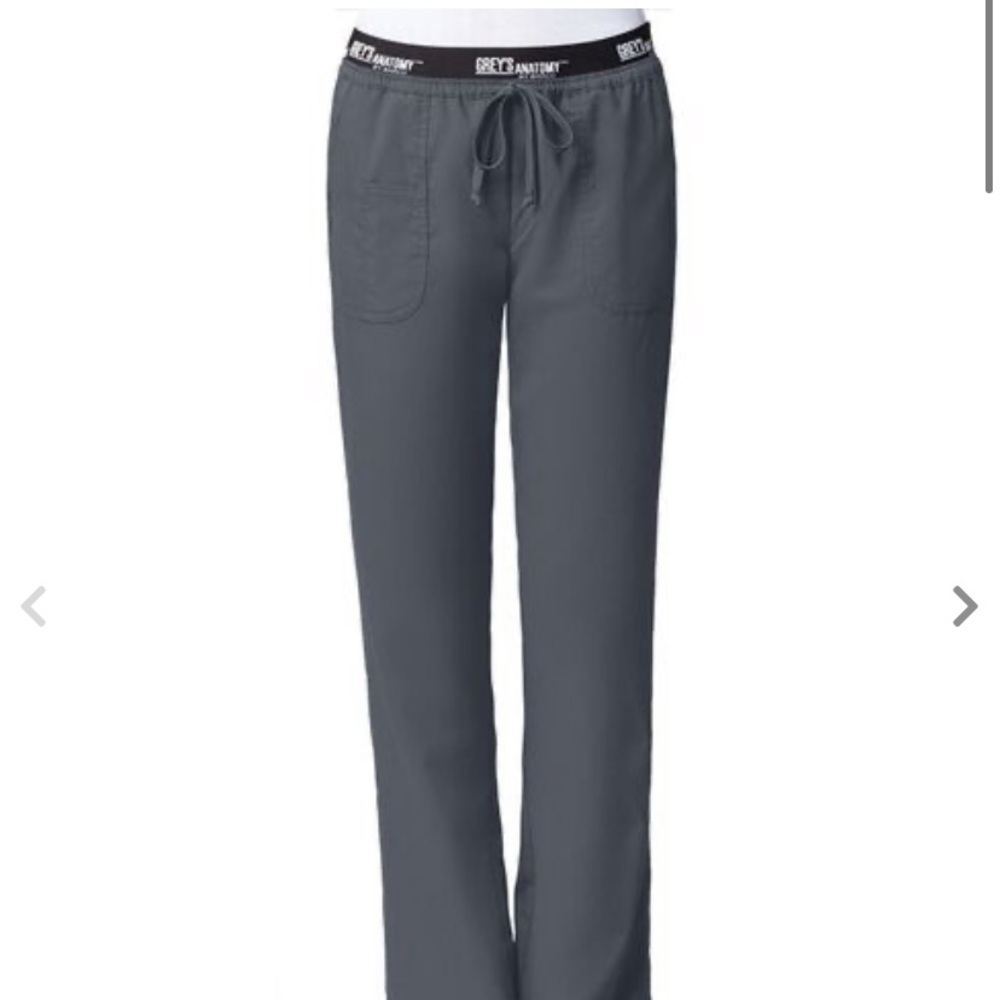 Greys anatomy classic logo waist scrub pant